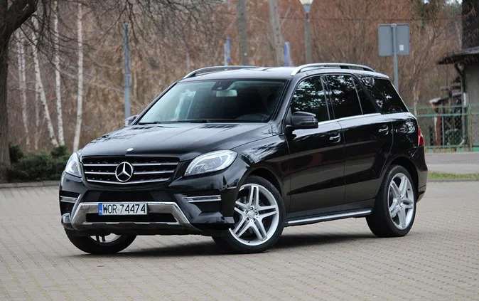 mercedes benz golub-dobrzyń Mercedes-Benz ML cena 89900 przebieg: 207000, rok produkcji 2014 z Golub-Dobrzyń